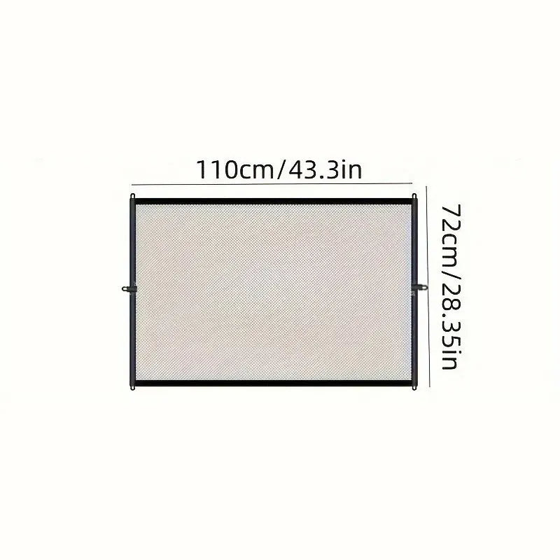 Pet Dog Barrier Fences with Hook Pet Isolated Network New Folding Breathable Mesh Stairs Gate Dog Safety Fence Pet Products
