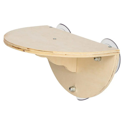 Cat Window Perch Space Saving Window Cat Seat Kitten Climbing Wood Window Shelf with 3 Suction Cups Cats Play Climb Seat for